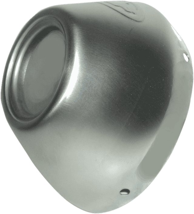 FMF 1860-1049 End Cap - Stainless Steel - Powercore 4/Q4
