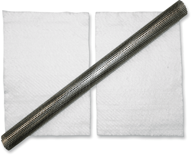 LA CHOPPERS 1860-1440 24" Universal Exhaust Baffle with Packing - 2-1/4"