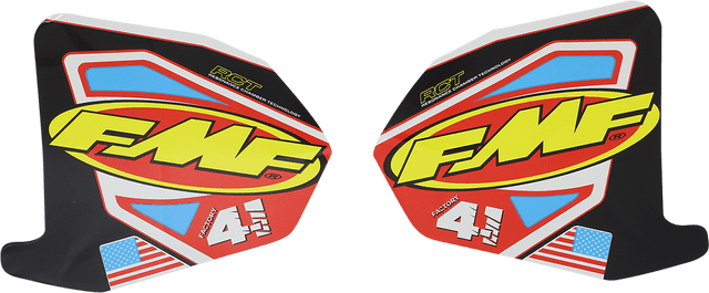 FMF 1860-2113 Exhaust Replacement Decal - Two Mini Wrap 4.1