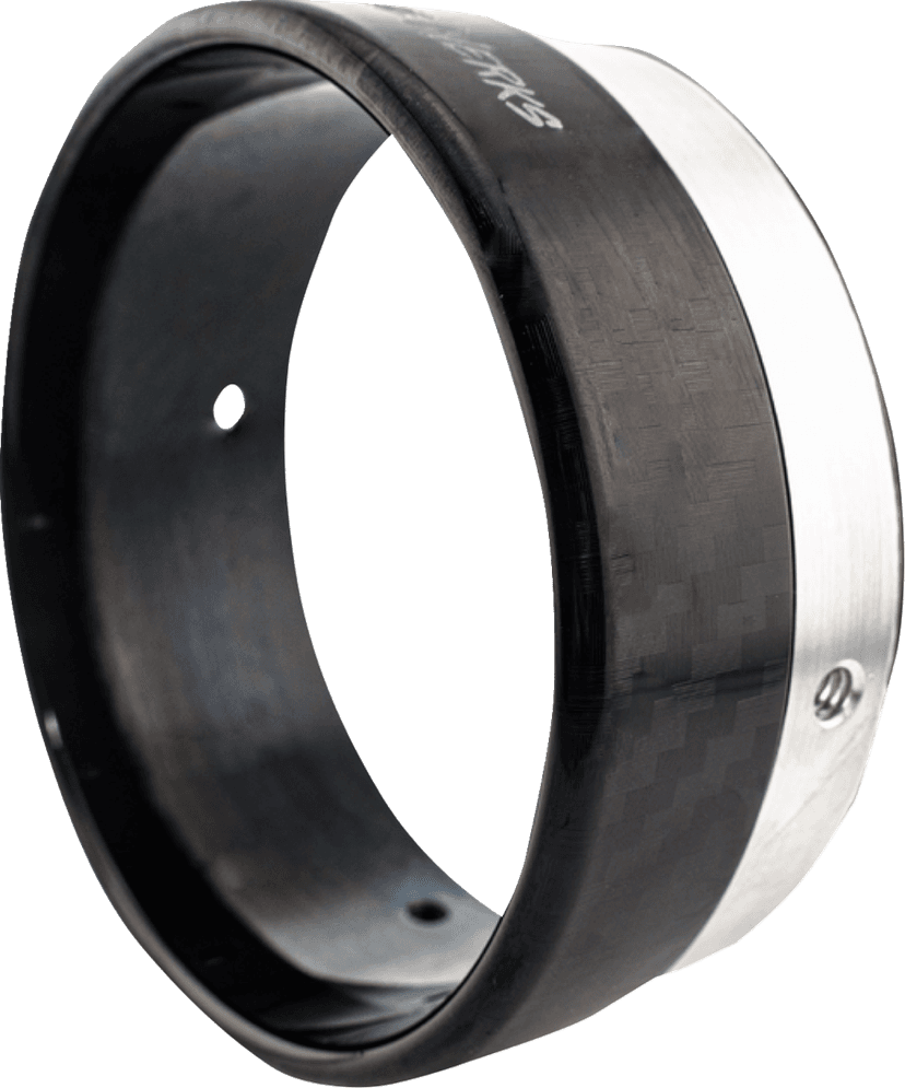 KHROME WERKS 1860-2574 Exhaust End Cap - Billet Cut Tip - Digital Camo - 4-1/2" — image 2 of 2
