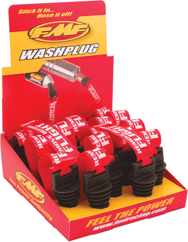 FMF 1861-0014 Wash Plug Display - 4-Stroke - 20-Pack