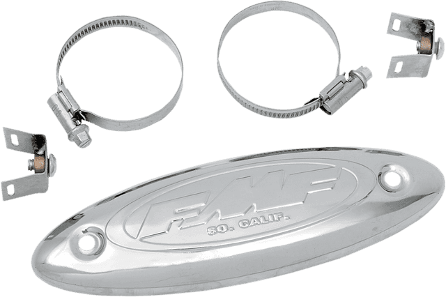 FMF 1861-0043 Universal Header Heat Shield - Stainless Steel — image 1 of 2
