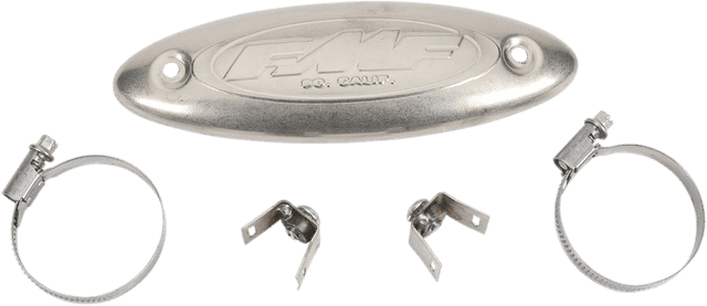 FMF 1861-0169 Universal Header Heat Shield - Titanium