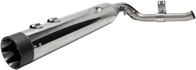 S&S CYCLE 1861-1390 Shadow Muffler Kit - Chrome - '09-'16 FL — image 4 of 4