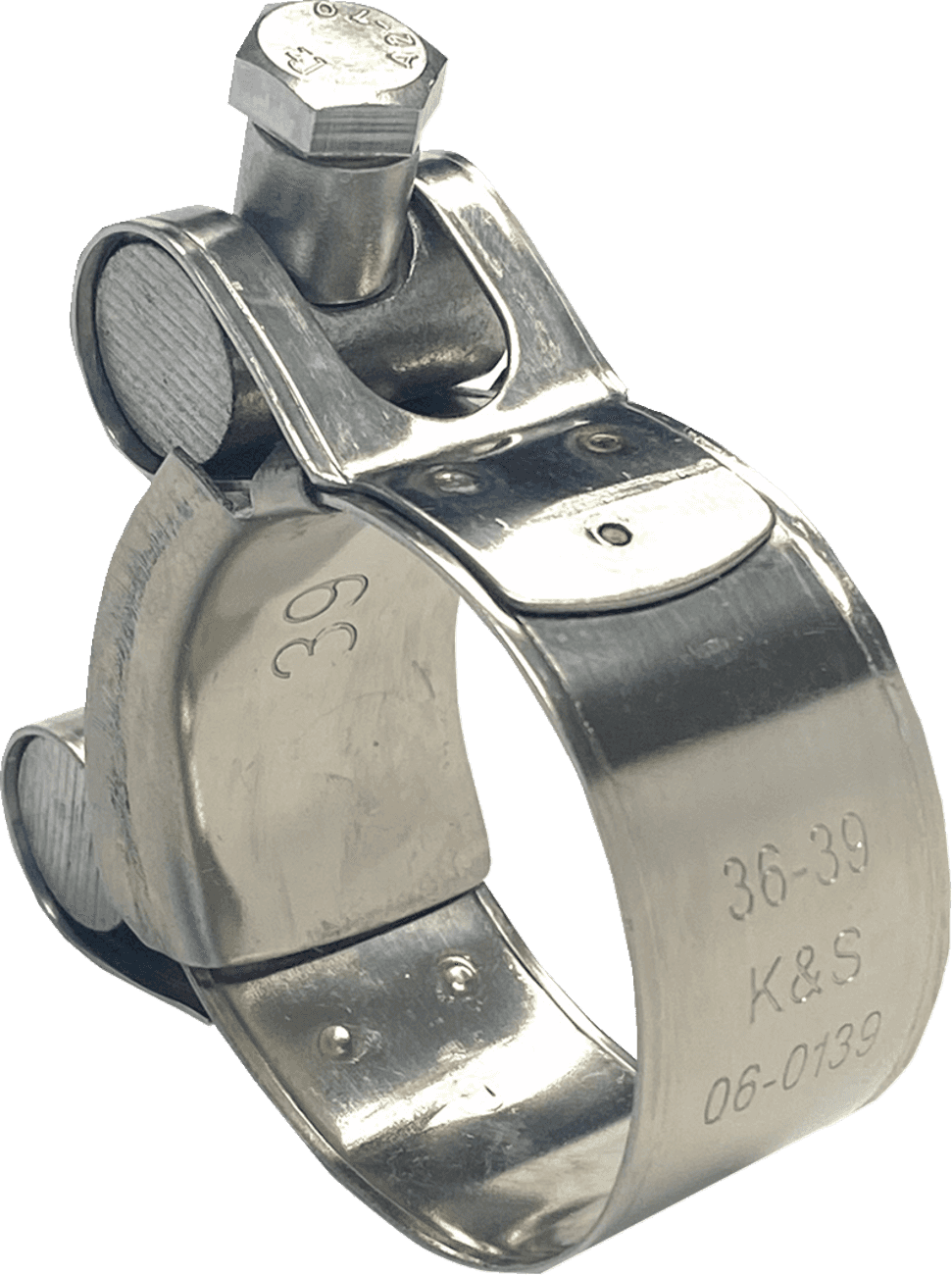 K&S TECHNOLOGIES 1861-1636 Exhaust Pipe Clamp - 1.41" - 1.53"