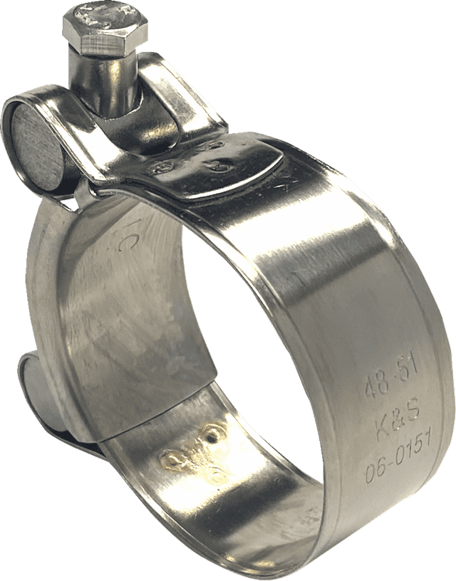 K&S TECHNOLOGIES 1861-1639 Exhaust Pipe Clamp - 1.88" - 2.00"