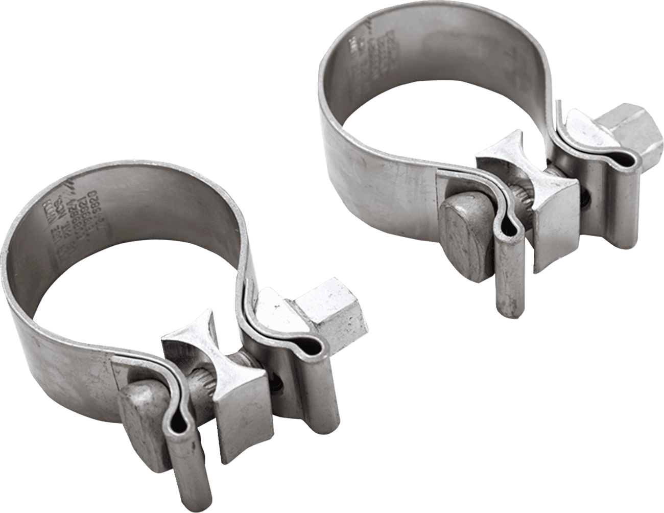 VANCE & HINES 1861-1801 Slip-On Muffler Clamps - Twin Cam