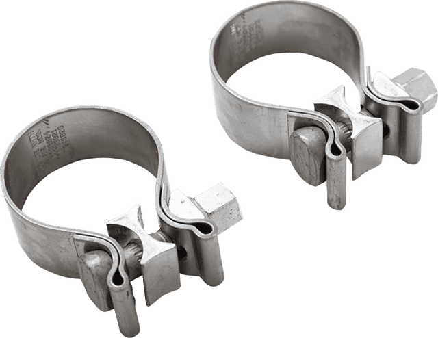 VANCE & HINES 1861-1801 Slip-On Muffler Clamps - Twin Cam