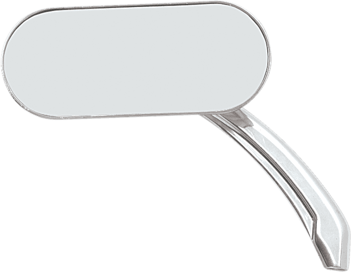 DRAG SPECIALTIES 1901-0026 Mirror - Side View - Oval - Chrome - Each