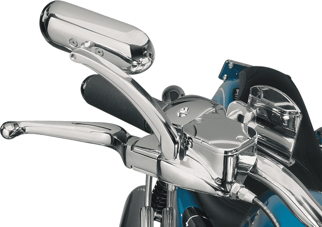 DRAG SPECIALTIES 1901-0026 Mirror - Side View - Oval - Chrome - Each — image 3 of 4