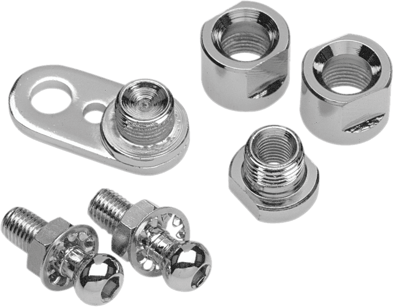 DRAG SPECIALTIES 1901-0383 Turn Signal Swivel Kit - Chrome