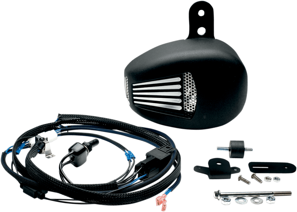 JIMS 1901-0419 Forceflow Cylinder Head Cooler Kit - Black - Twin Cam Touring