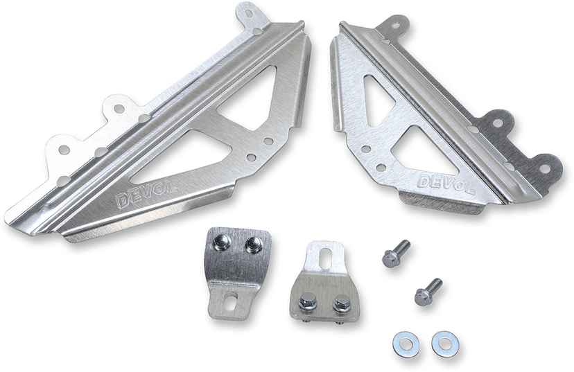 DEVOL 1901-0558 Radiator Race Brace Set - Kawasaki