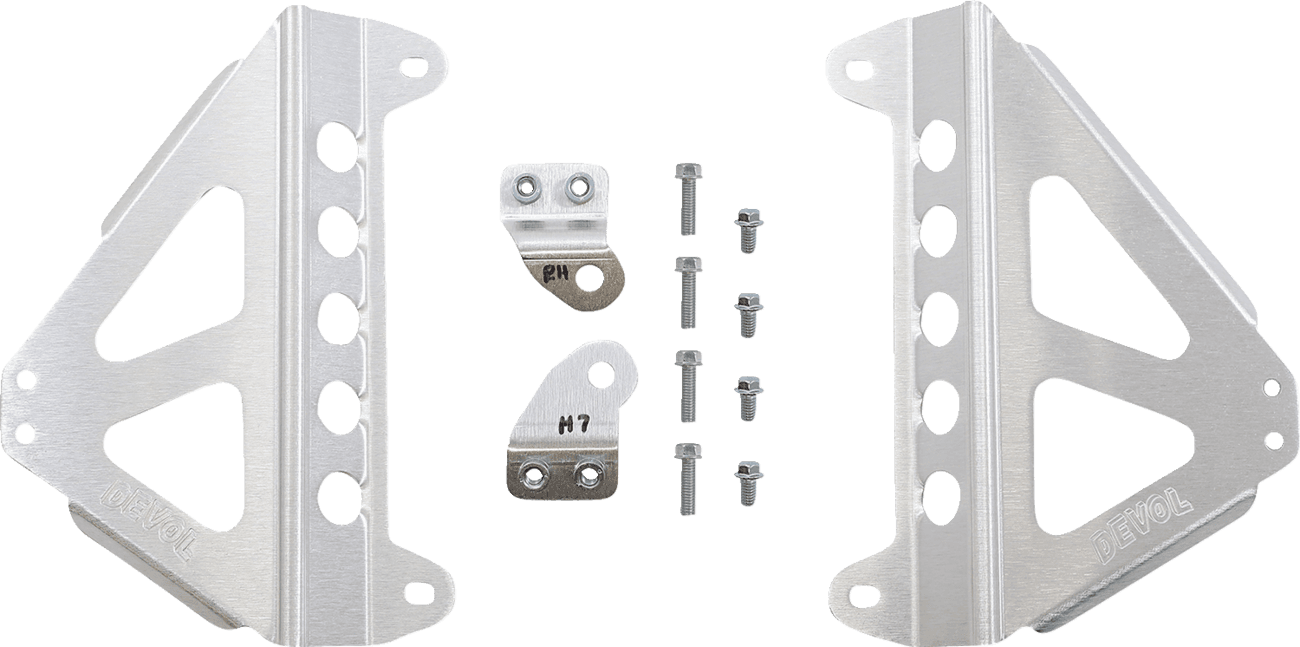 DEVOL 1901-0562 Radiator Race Brace Set - Yamaha