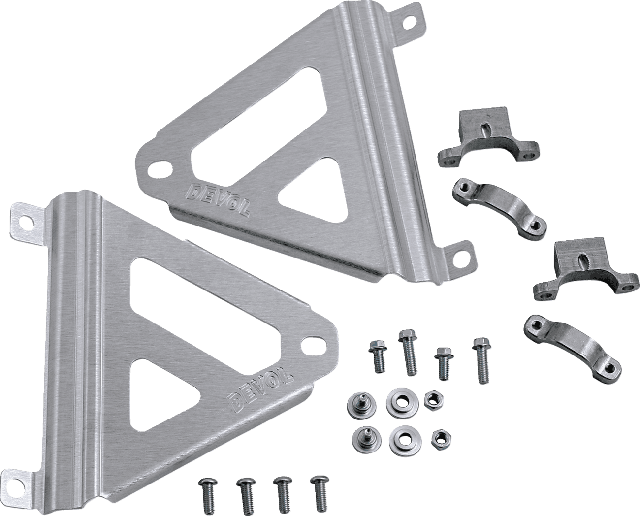 DEVOL 1901-0814 Radiator Race Brace Set - Honda