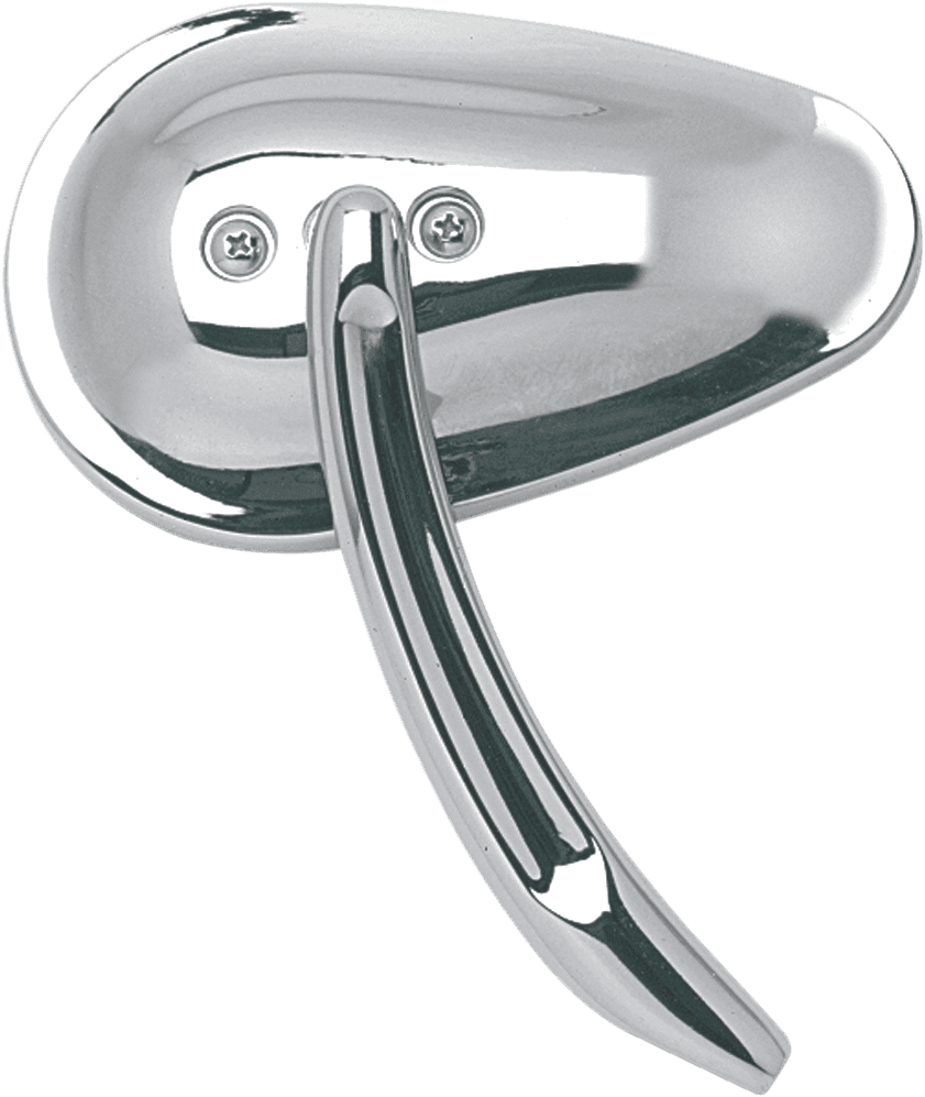 DRAG SPECIALTIES 1901-1901 Mirror - Side View - Teardrop - Chrome - Left