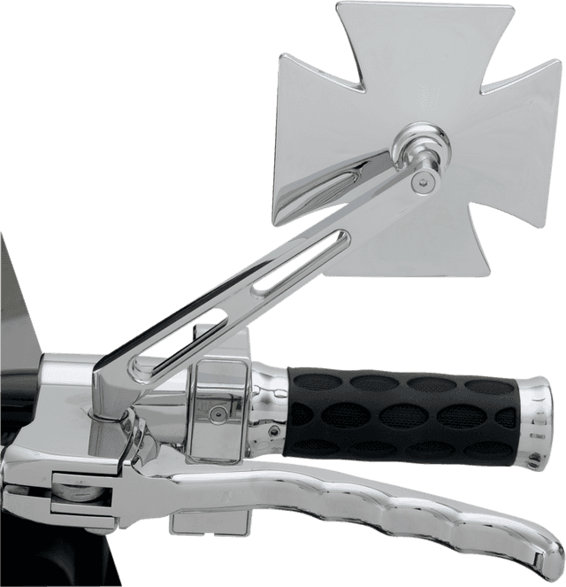 DRAG SPECIALTIES 1901-6009 Mirror - Side View - Maltese - Chrome - Air-Glide Stem - Each — image 3 of 3