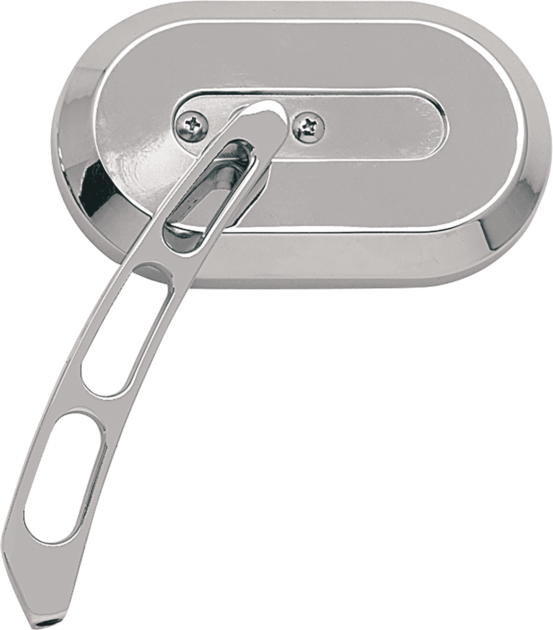 DRAG SPECIALTIES 1901-6233 Mirror - Side View - Oval - Chrome - Right - Each