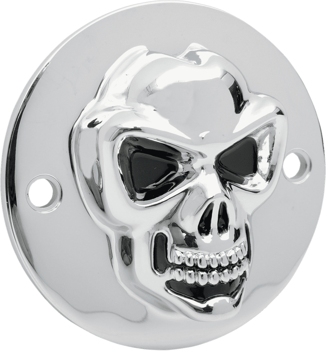 DRAG SPECIALTIES 1902-0185 3-D Skull Points Cover - Big Twin