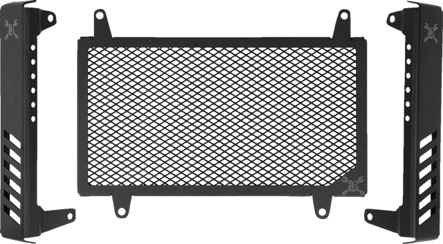 BURLY BRAND 1904-0299 Radiator Guard - Slash Cut - Honda