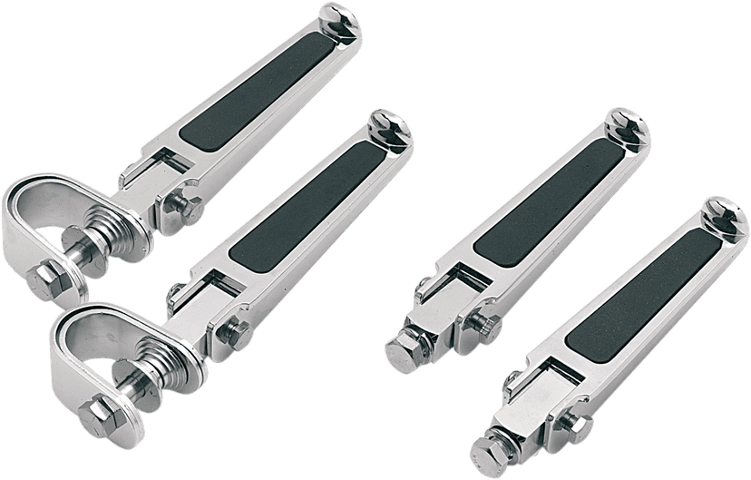 DRAG SPECIALTIES 1904-1764 U-Clamp Foot Pegs - Rubber Inlay — image 2 of 2
