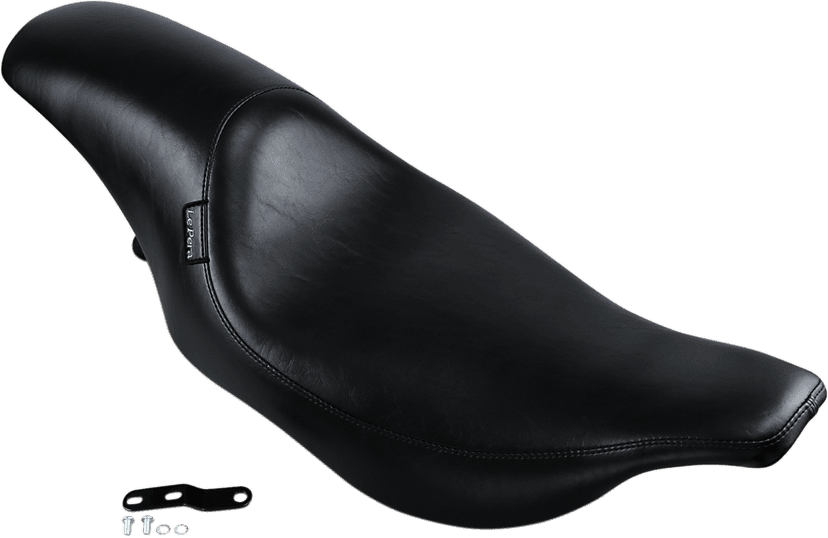 LE PERA 1910-2153 Silhouette Full-Length Seat - Smooth - Black - FLH/FLT '02-'07 — image 2 of 2