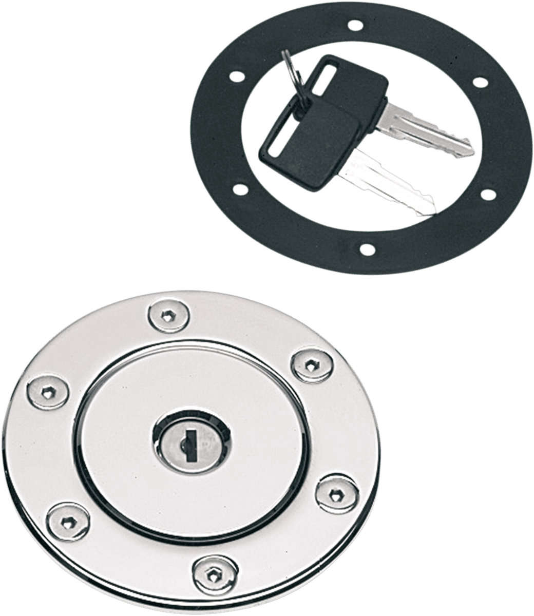 DRAG SPECIALTIES 1914-1526 Aero Gas Cap - Vented - 95 mm