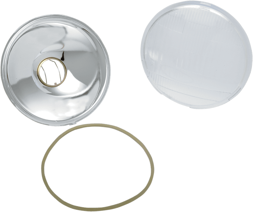 DRAG SPECIALTIES 2001-0055 Replacement 6-1/2" Headlight Glass