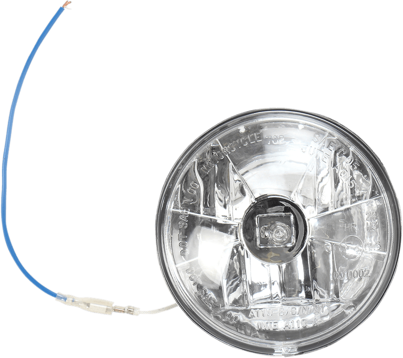 DRAG SPECIALTIES 2001-0104 Halo Headlight - 4-1/2" - Clear