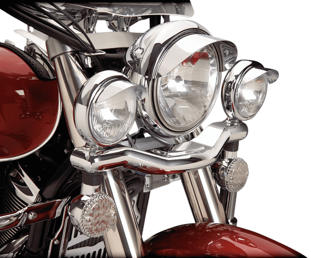 SHOW CHROME 2001-0124 4-1/2" Spotlight Visor - Chrome — image 3 of 3
