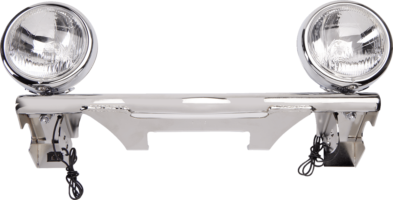 COBRA 2001-0197 Lightbar with Spotlight - 4-1/2"- XVS1300 V Star