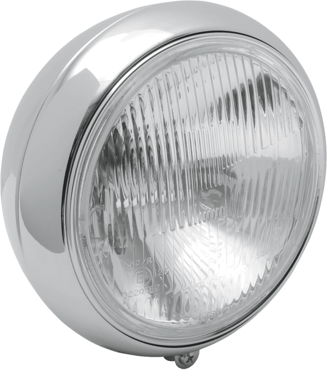DRAG SPECIALTIES 2001-0328 7" Smooth Headlight - FLST - Chrome