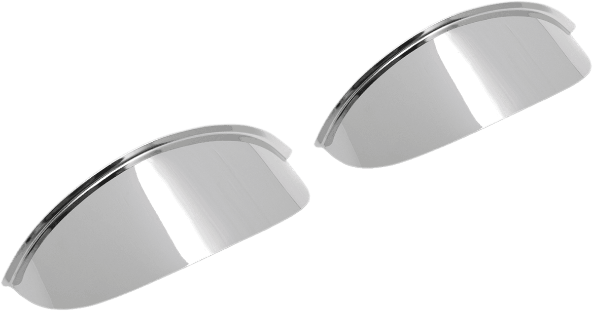 DRAG SPECIALTIES 2001-0370 Visor for 4-1/2" Headlight - Chrome