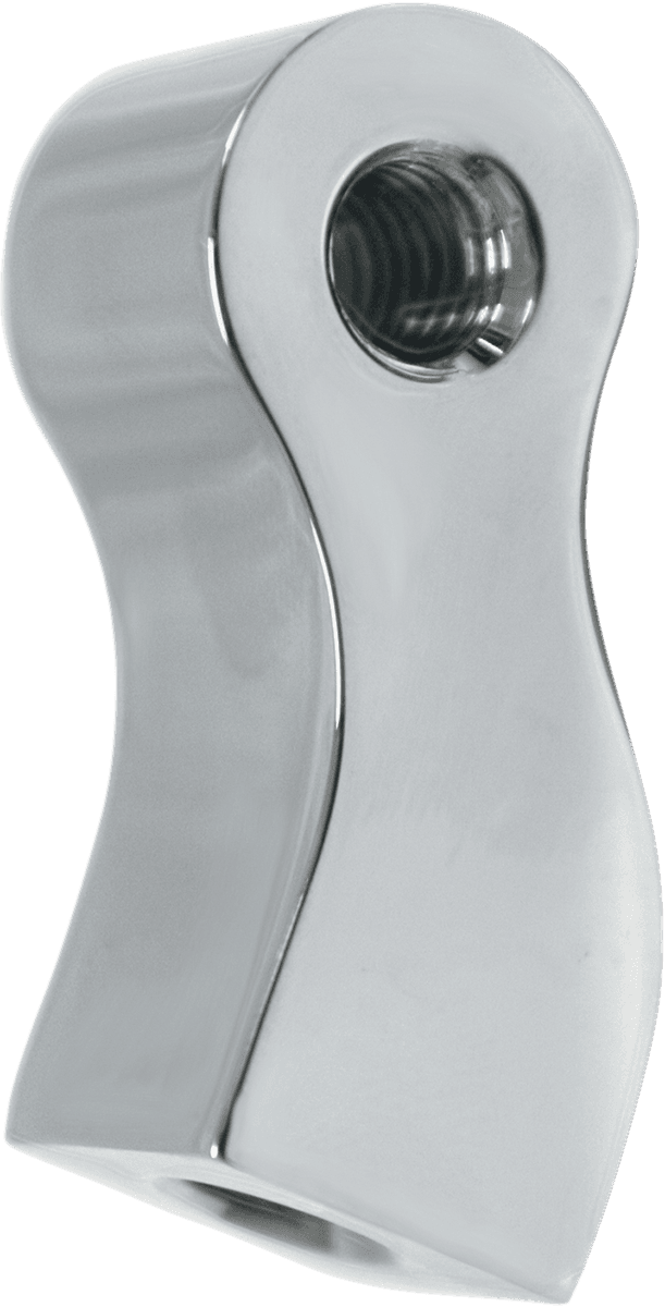 TODD'S CYCLE 2001-0506 Recessed Headlight Mount - Chrome