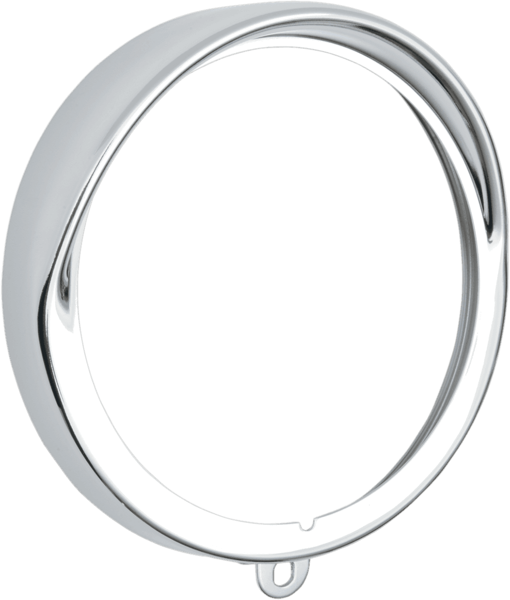 DRAG SPECIALTIES 2001-0552 Replacement Visor Bezel - Chrome
