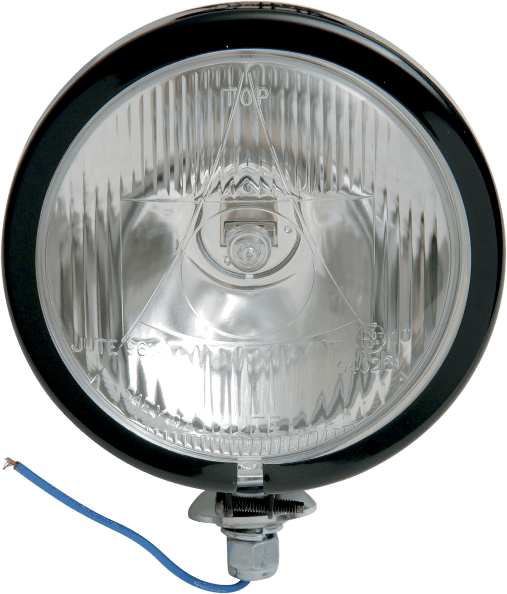 DRAG SPECIALTIES 2001-0559 Spotlight - Stud Mount - 4-1/2" - Black