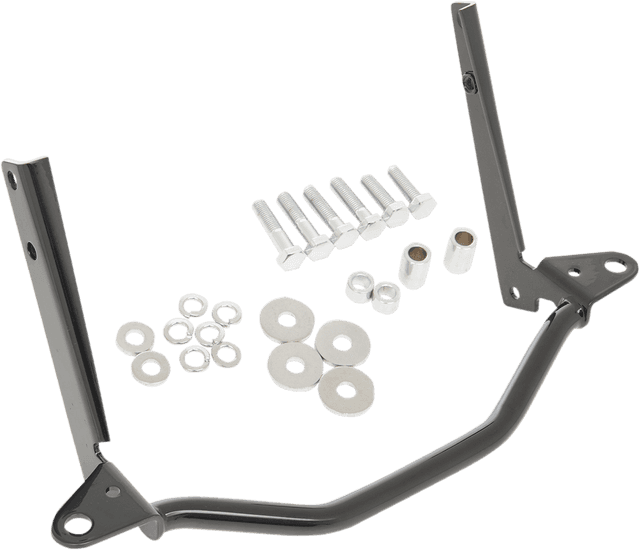 DRAG SPECIALTIES 2001-0804 Spotlight Mount - Black - '00-'17 FLST
