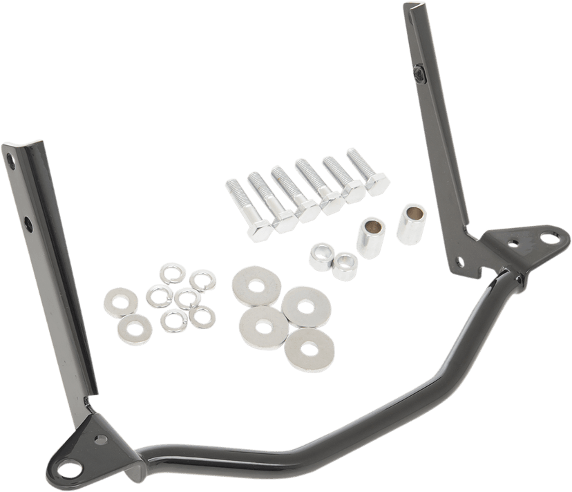 DRAG SPECIALTIES 2001-0804 Spotlight Mount - Black - '00-'17 FLST