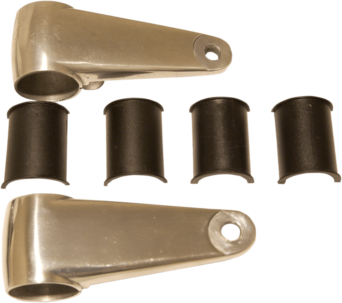 EMGO 2001-0815 Headlamp Mounting Brackets - Polished