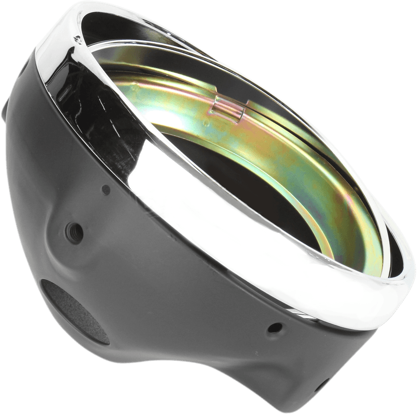 EMGO 2001-0820 Headlamp Shell - 7" - Side Mount - Black — image 3 of 3
