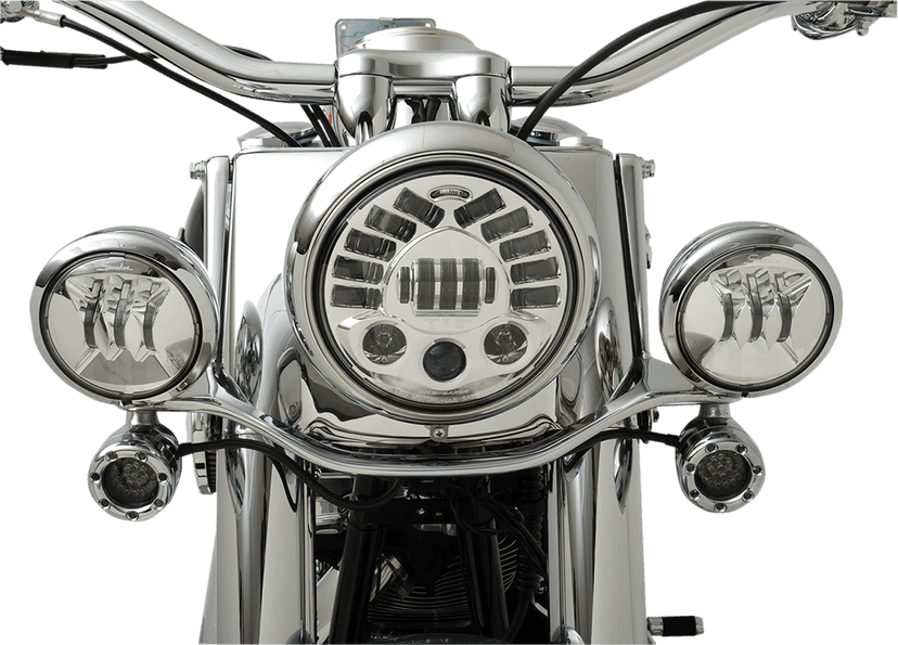 J.W. SPEAKER 2001-1158 Fog Lights - LED - 4-1/2" - Chrome — image 2 of 3