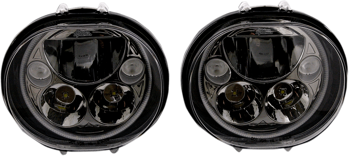 CUSTOM DYNAMICS 2001-1260 LED Headlight - 5-3/4" - Black