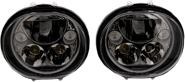 CUSTOM DYNAMICS 2001-1260 LED Headlight - 5-3/4" - Black