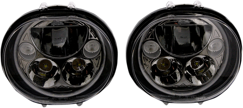 CUSTOM DYNAMICS 2001-1260 LED Headlight - 5-3/4" - Black