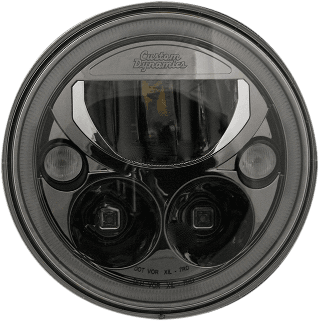 CUSTOM DYNAMICS 2001-1262 LED Headlight - 7" - Black — image 1 of 2