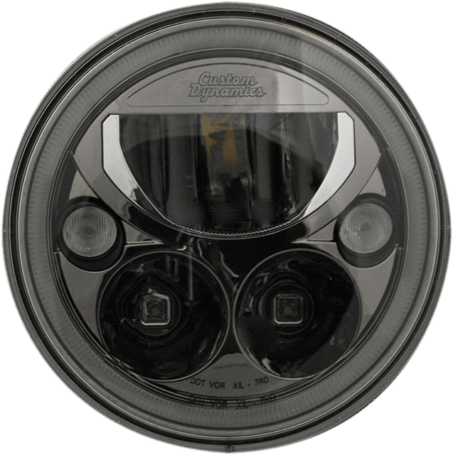 CUSTOM DYNAMICS 2001-1262 LED Headlight - 7" - Black — image 1 of 2