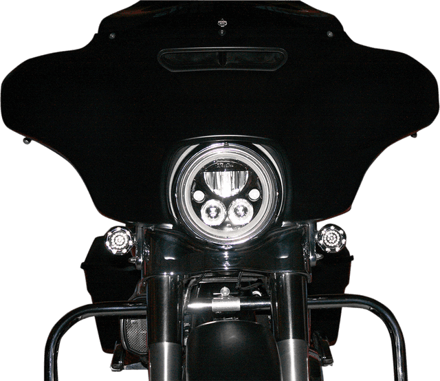 CUSTOM DYNAMICS 2001-1262 LED Headlight - 7" - Black — image 2 of 2