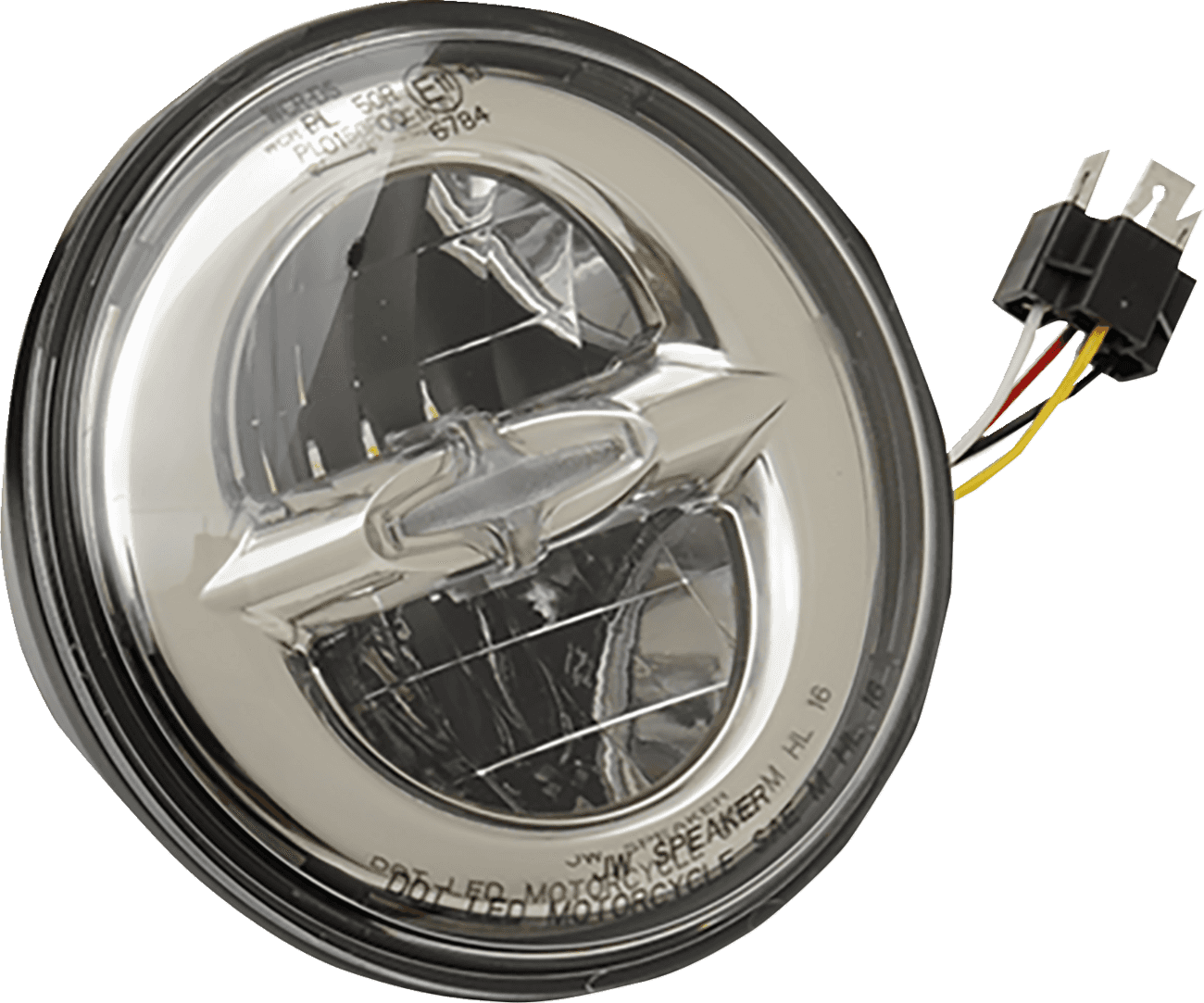 DRAG SPECIALTIES 2001-1538 Headlamp - Reflector Style - 5-3/4" - LED - Chrome