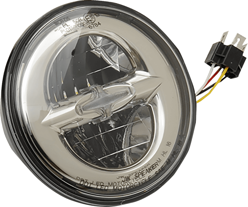 DRAG SPECIALTIES 2001-1538 Headlamp - Reflector Style - 5-3/4" - LED - Chrome