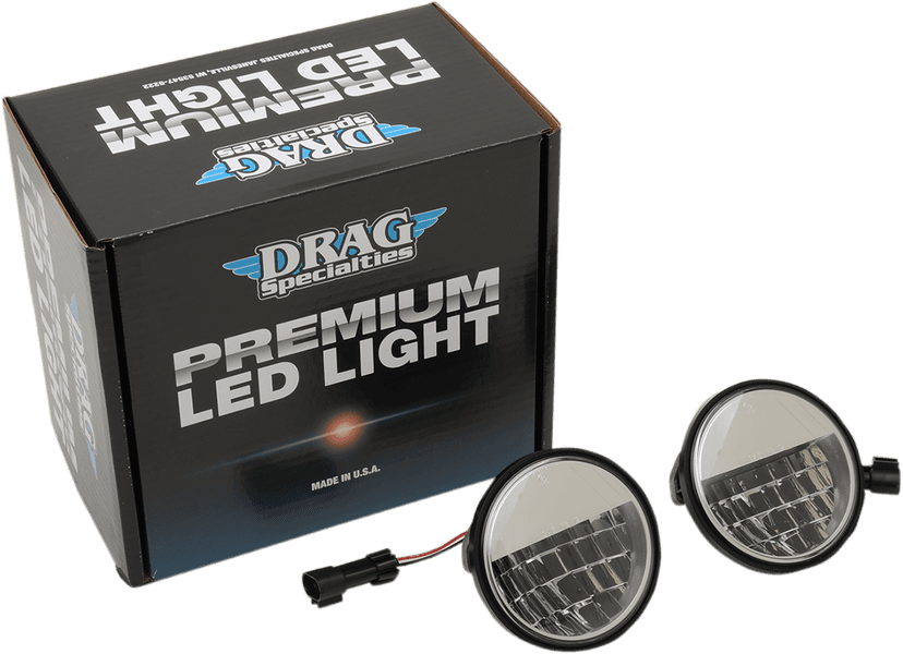 DRAG SPECIALTIES 2001-1543 LIGHT FOG 4.5" LED REF PR — image 2 of 2